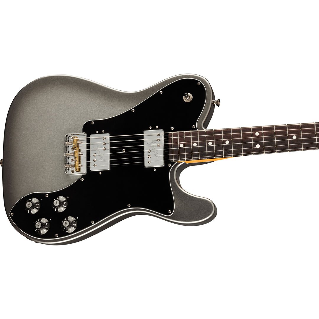 Fender American Professional II Telecaster Deluxe Rosewood Fingerboard (Mercury) Electric Guitar