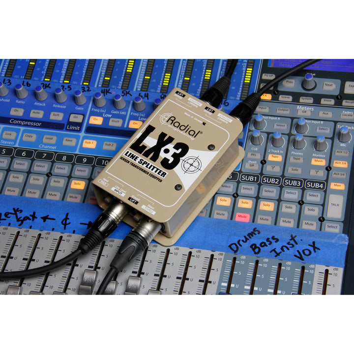 Radial LX-3 Passive Line Splitter and Attenuator