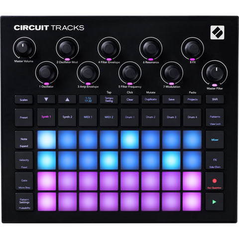 Novation Circuit Tracks - Standalone Groove Box at Music City Canada