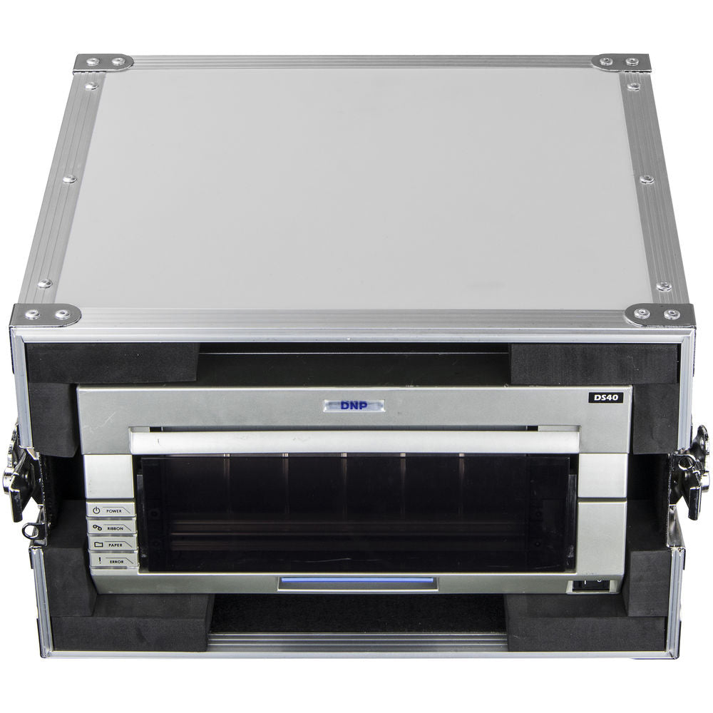 Odyssey FRDNPDS40WH DNP DS40 & DS80 Photo Booth Printer Case - White with Chrome Trim