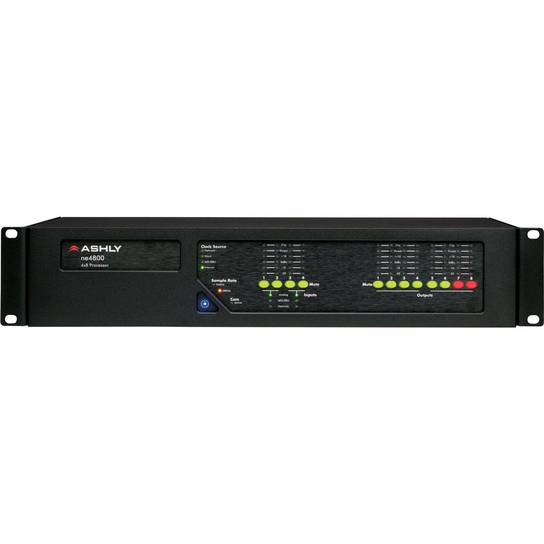 Ashly ne4800d 4x8 Network Protea DSP Processor with AES3 Input Option