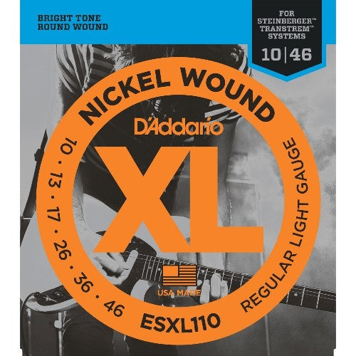 D'Addario ESXL110 - SET ELEC GTR XL LITE DBL BALL