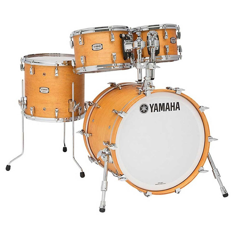 Yamaha Absolute Hybrid Maple 4-Piece Shell Pack 22” Bass Drum (No Snare) - Vintage Natural