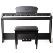 Alesis AHB-1 Wooden Piano Stand w/ 3 Pedals And Bench