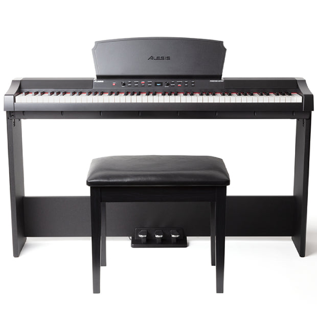 Alesis AHB-1 Wooden Piano Stand w/ 3 Pedals And Bench