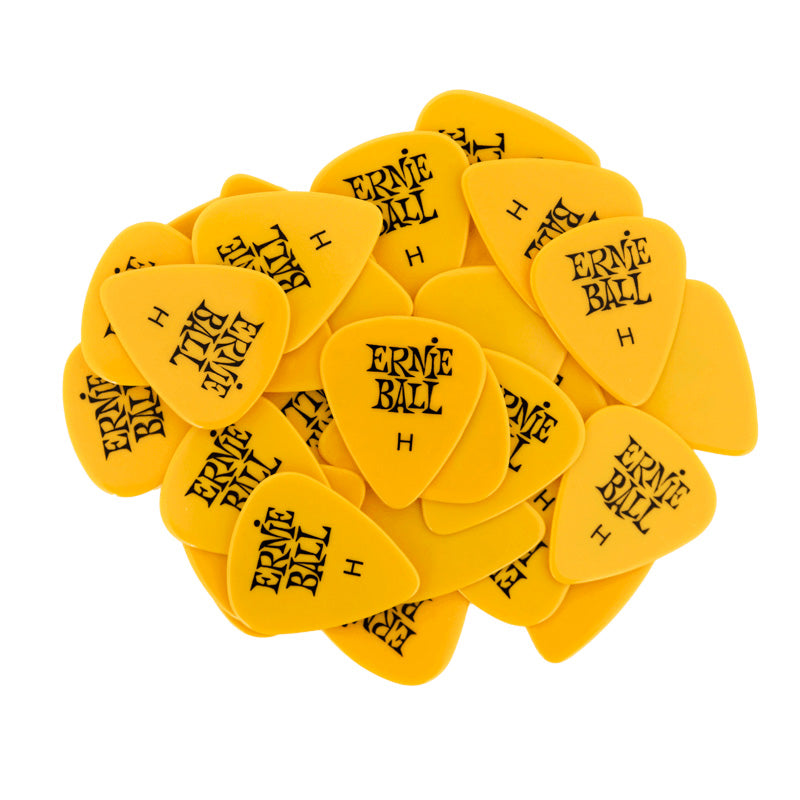 Ernie Ball Guitar Picks (Bag of 144) - Heavy Yellow