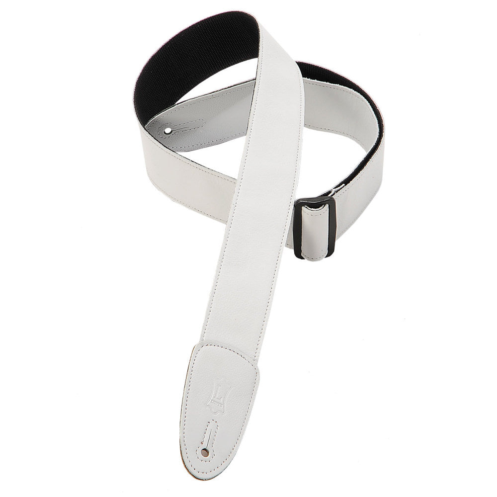 Levy's M7GP-WHT Garment Leather Guitar Straps