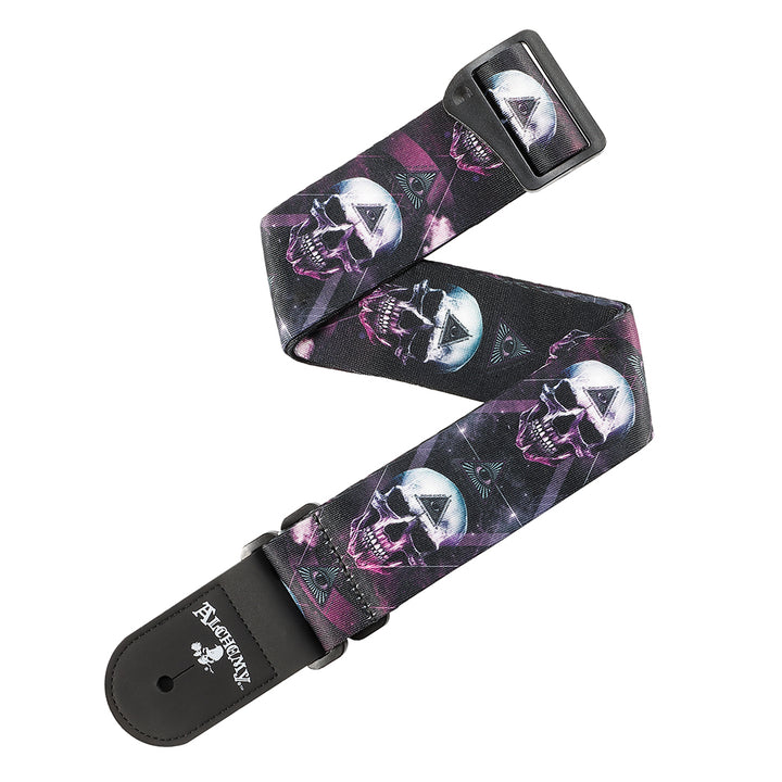 D'Addario ALCHEMY WOVEN GUITAR STRAP 50MM - DARK SYNTH