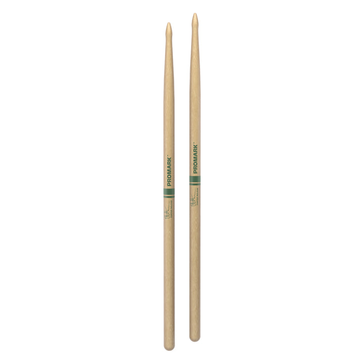 Promark RBCMW-Promark Carter McLean Hickory Drumsticks, Wood Tip