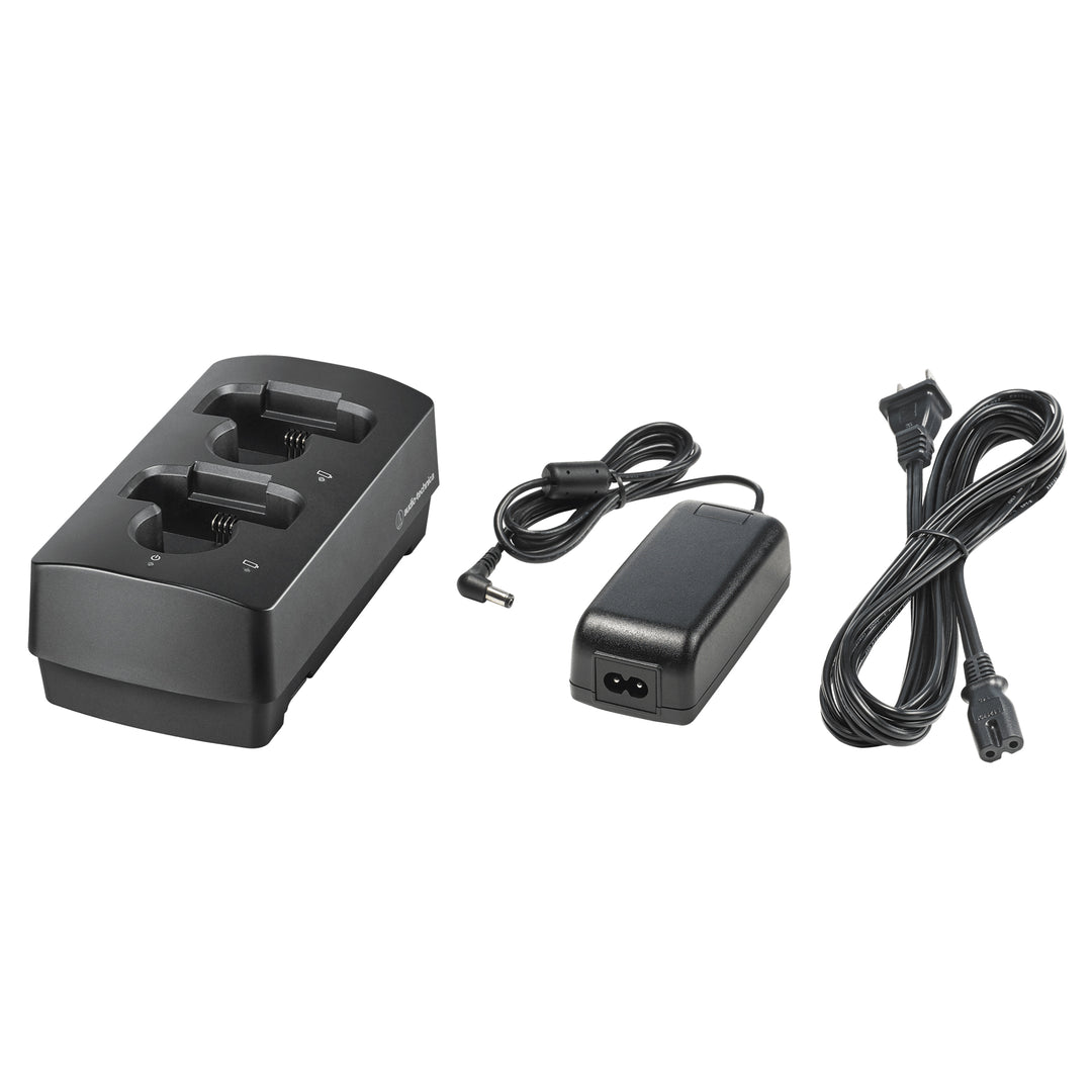 Audio-Technica ATW-CHG3NAD Networked Two-Bay Charging Station with AC Adapter (3000 Series)