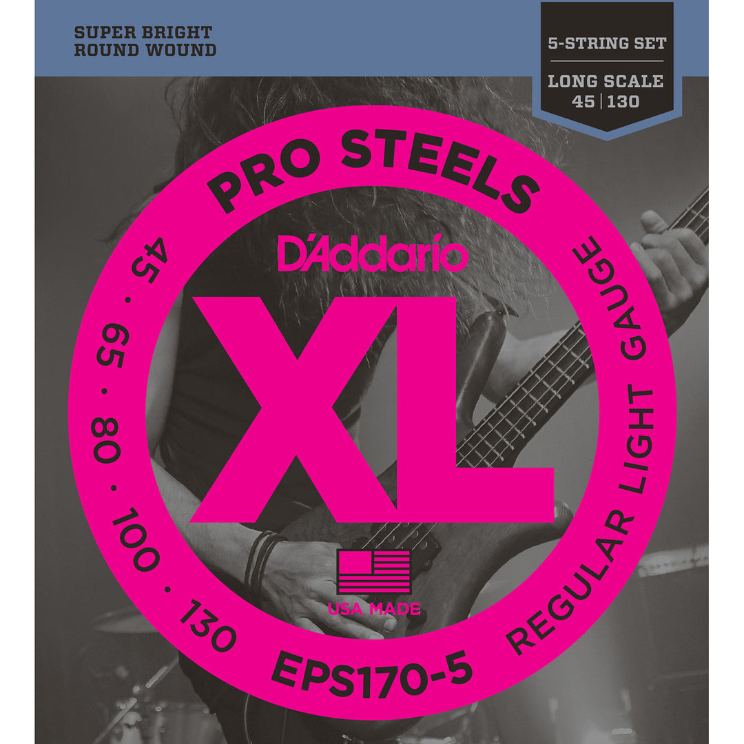 D'Addario EPS170-5 - SET BASS PROST 45-130 LNG 5STR