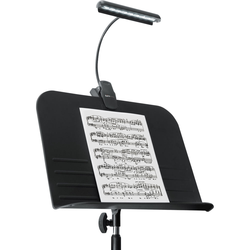 Gator Frameworks Clip-On LED Music Lamp with Adjustable Neck