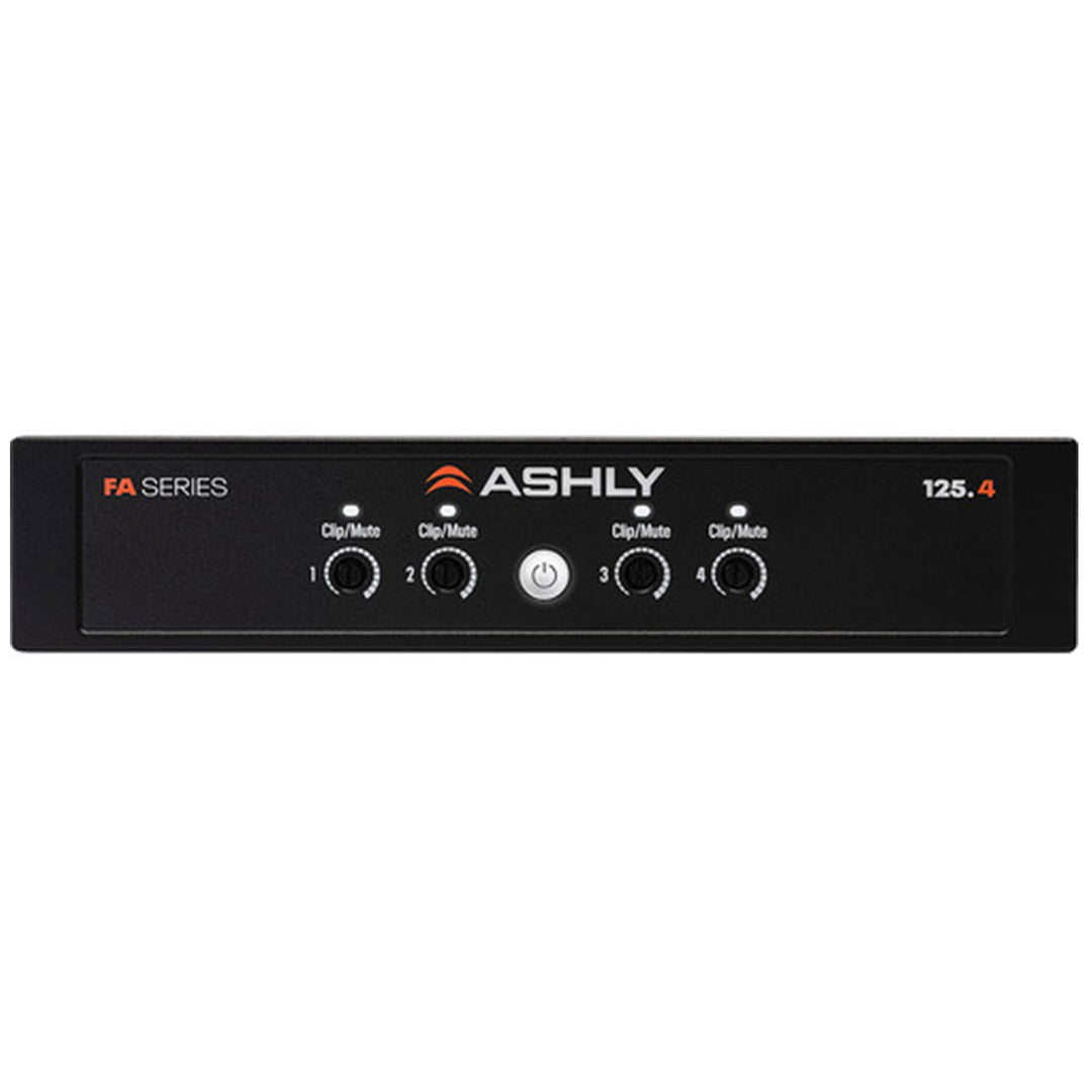 Ashly 1/2U DSP Amplifier 4 x 125W @ 4/8 Ohms, 2 x 250W @ 70/100V