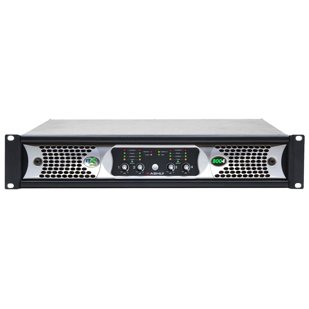Ashly nXe8004 amplifier plus OPDante and OPDAC4 Option Cards