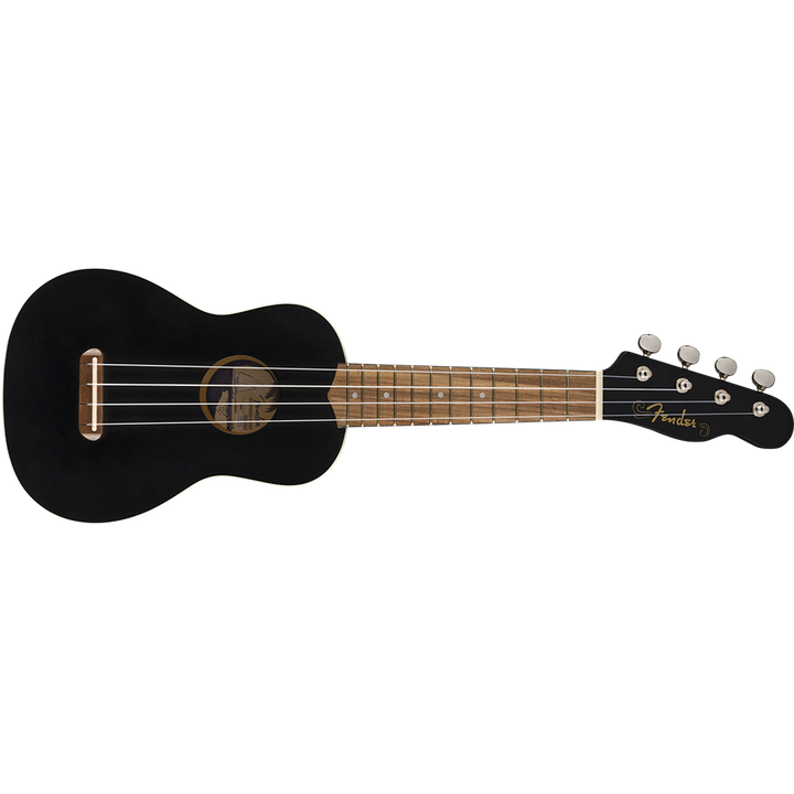 Fender Venice Soprano Uke, Walnut (Black)