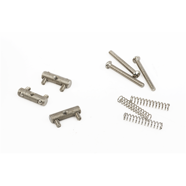 Fender American Vintage Telecaster Threaded Bridge Saddles - Nickel