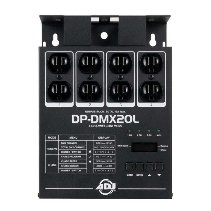 ADJ DP-DMX20L DMX Lighting Dimmer Pack