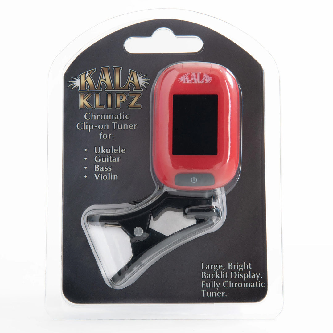 Kala KLIPZ Clip on Tuner for Ukulele - Red