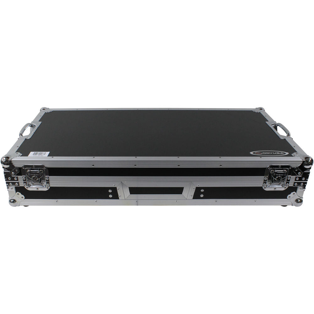 Odyssey FZGSLBM10WR Flight Zone Universal Turntable DJ Coffin w/ Wheels & Glide Shelf