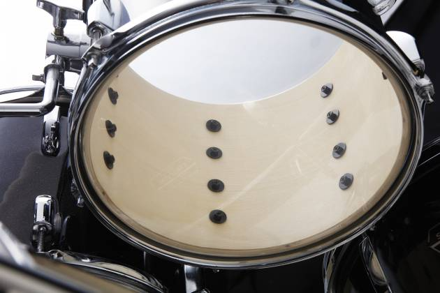 Tama ST52H5CBNS - Stagestar 5-Pc Drum Kit W/ Hardware, Throne, Cymbals. Complete Set - Black Night Sparkle
