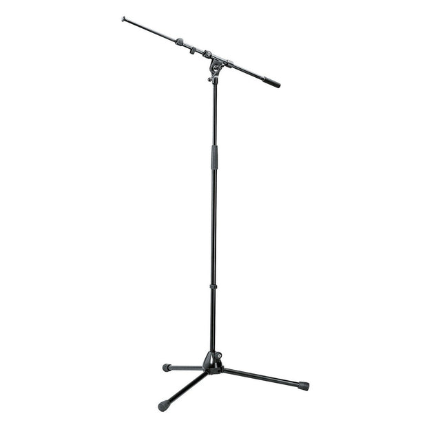 K&M 210/9 Compact Telescopic Boom Microphone Stand (Black)