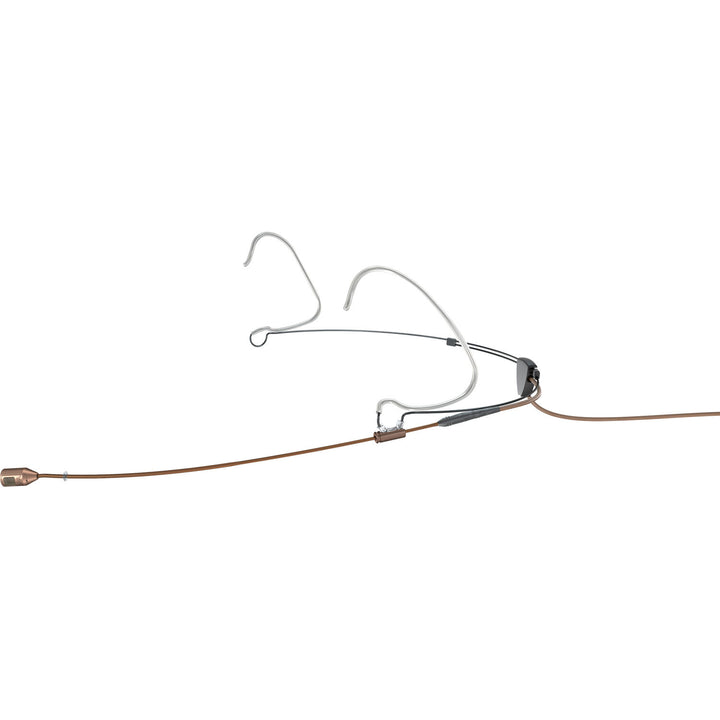DPA Microphones 4488 CORE Cardioid Headset Microphone w/ 3-Pin LEMO Adapter for Lectrosonics / Sennheiser - Brown