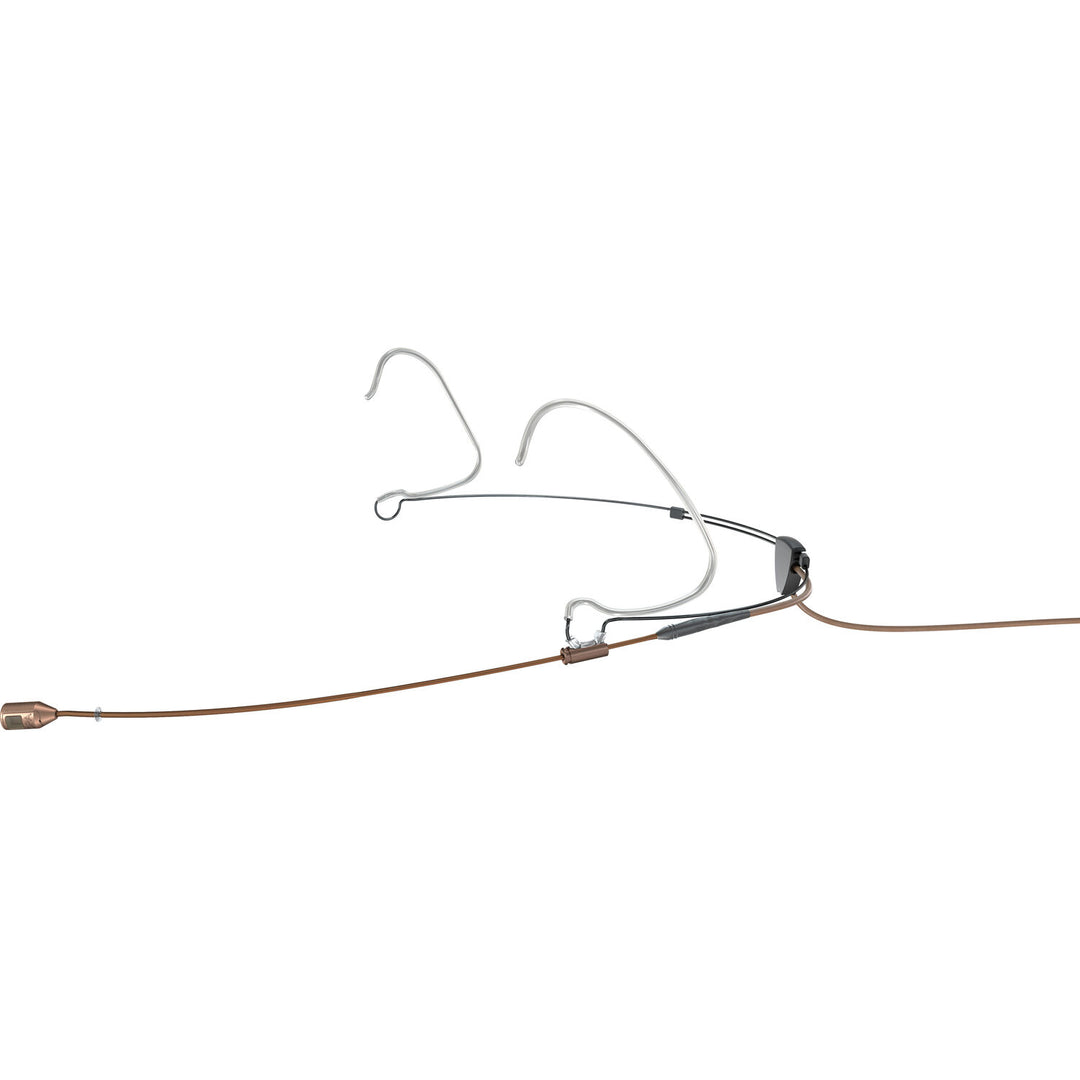 DPA Microphones 4488 CORE Cardioid Headset Microphone w/ Locking 3.5mm Sennheiser Adapter - Brown
