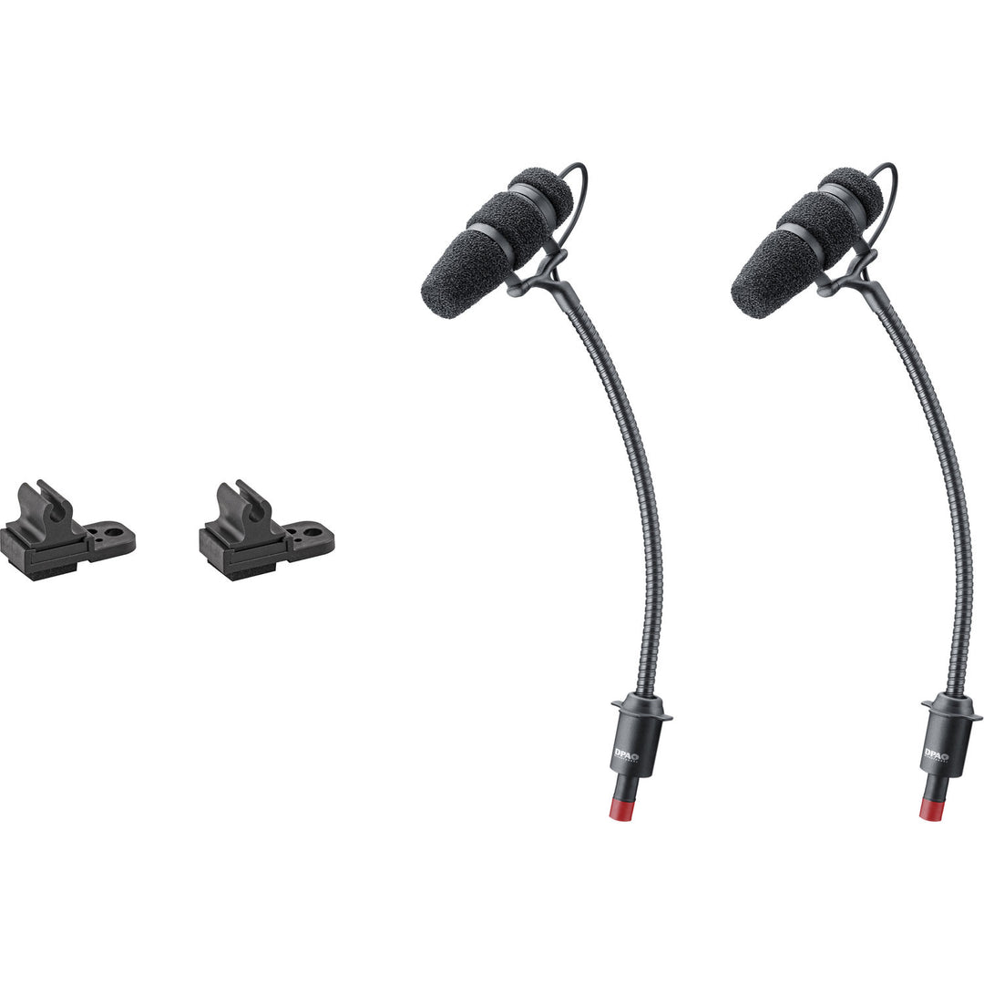 DPA Microphones d:vote Core 4099 Microphone, Loud SPL, Stereo System Kit for Accordion (Pair)