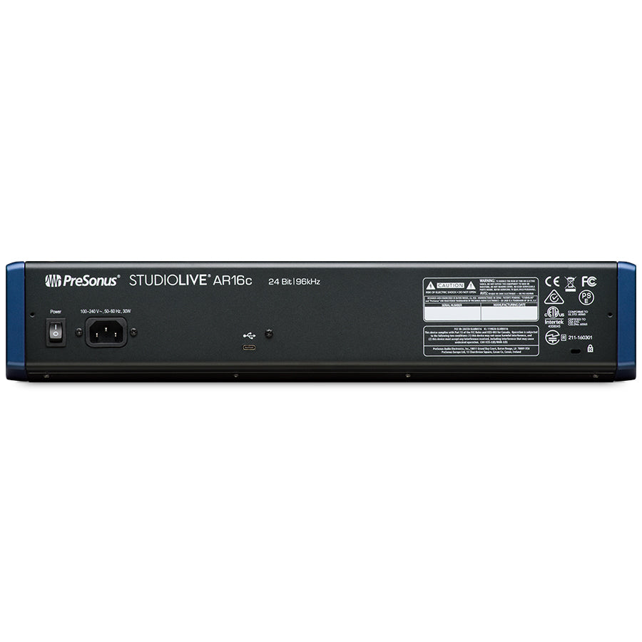 PreSonus StudioLive AR16c USB-C Audio Interface Mixer and Recorder - 16-Channel