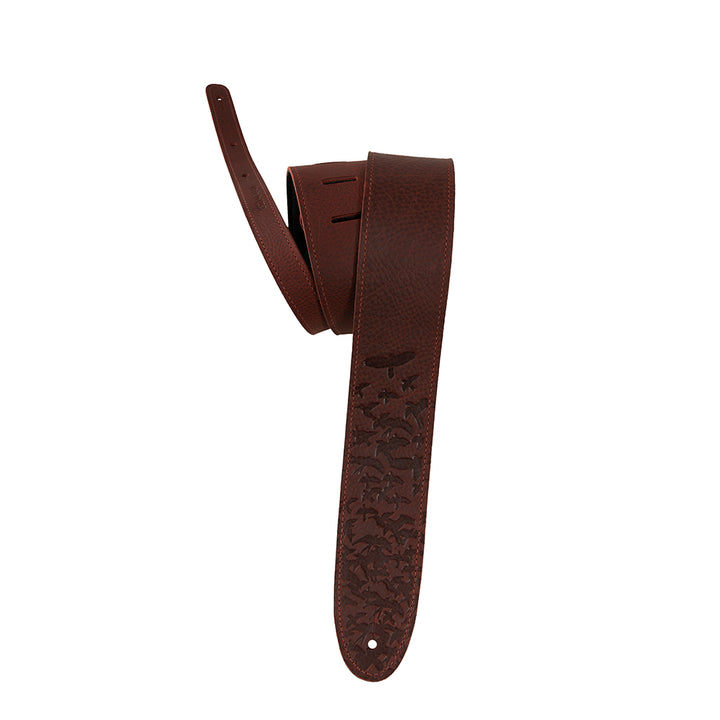PRS 2.5" Leather Bird Swarm Strap, Rust