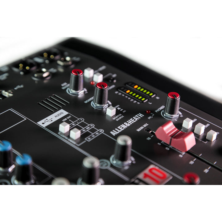 Allen & Heath ZEDi-10 Compact 10-Input Mixer w/USB
