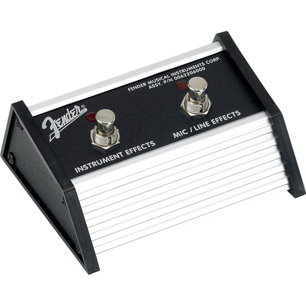 Fender Amp Footswitch 2-Button Effects On/Off Pedal for Acoustasonic Jr DSP