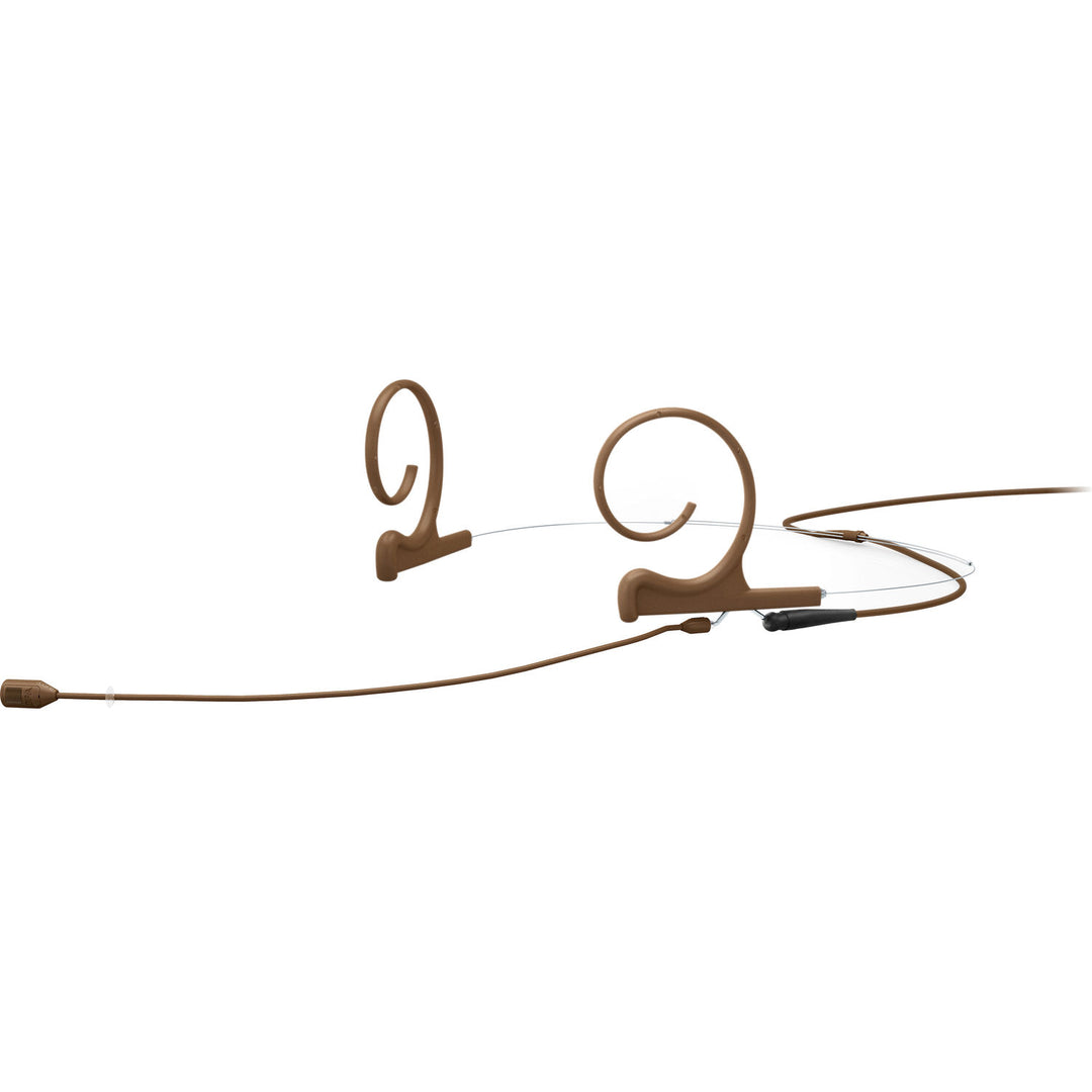 DPA Microphones d:fine Core 4288 Directional Flex Headset Mic, 120mm Boom with 1/8" Mini Jack - Brown