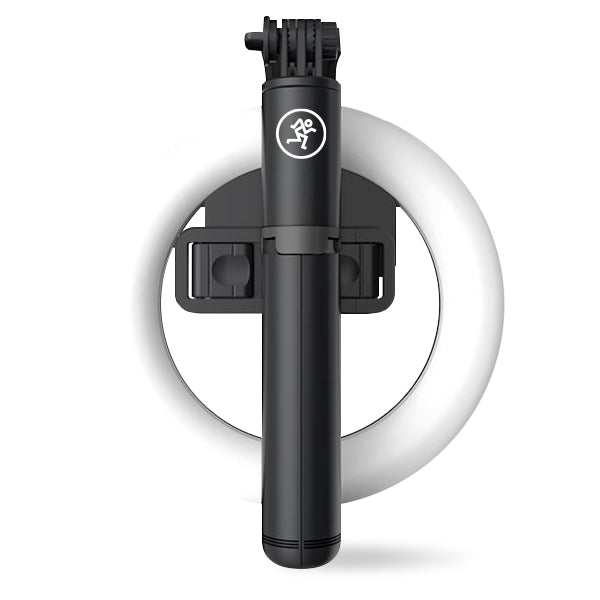 Mackie mRING-6 Battery-Powered Ring Light w/ Convertible Selfie Stick Stand & Remote - 6"