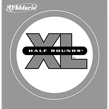 D'Addario NHR100 - SINGLE BASS HALF RND 100 LONG