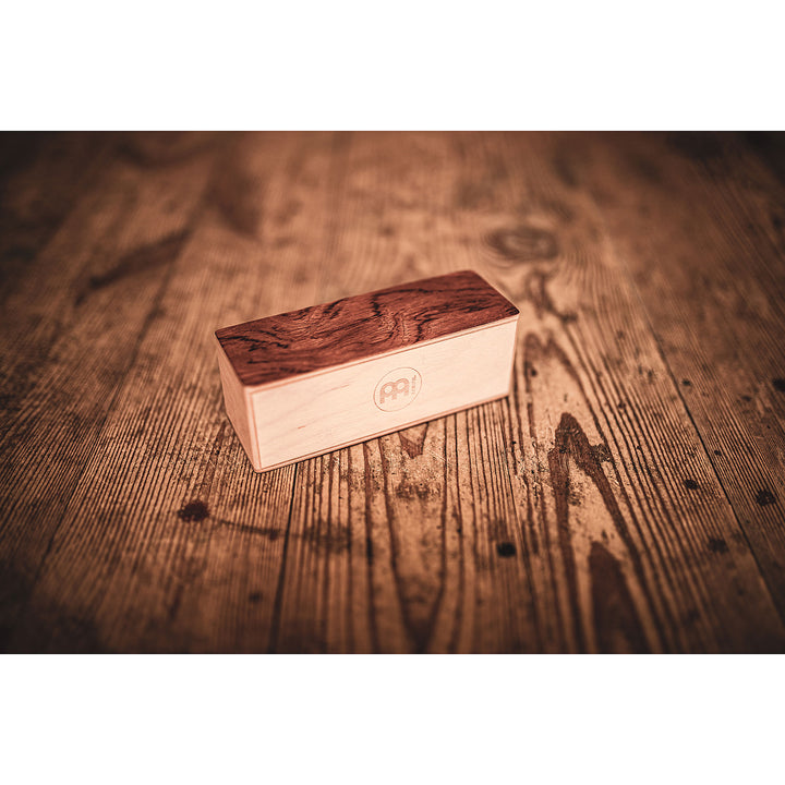 Meinl-SH60-Meinl Percussion Dual Chamber Shaker, Burl Wood
