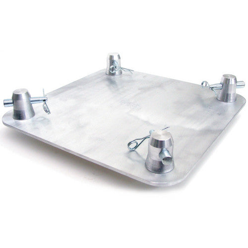 Global Truss F24-SQ-4137 12in x 12in Base Plate for F24 -Aluminium