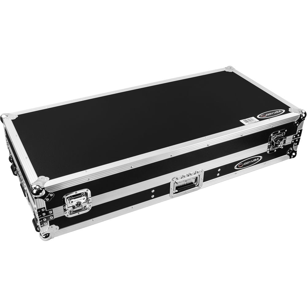 Odyssey FZGSPRA1272W DJ Coffin Case for Rane Seventy-Two & Rain Twelve Mixers - Silver and Black