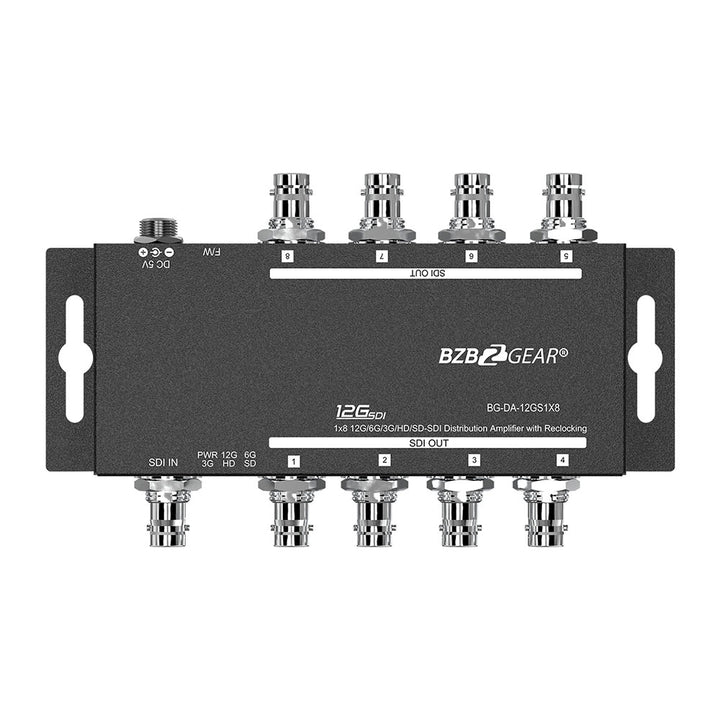 BZBGEAR - 12G SDI 1X8 SPLITTER