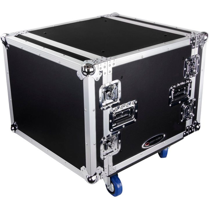 Odyssey FZS08W Flight Zone Shockmount Case with Wheels - 8U