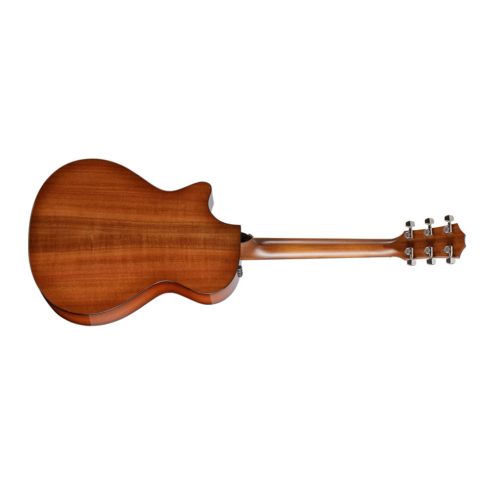 Taylor Guitars 512ce, West African Crelicam Ebony Fretboard, Expression System ® 2 Electronics, Venetian Cutaway with Taylor Deluxe Hardshell Brown Case