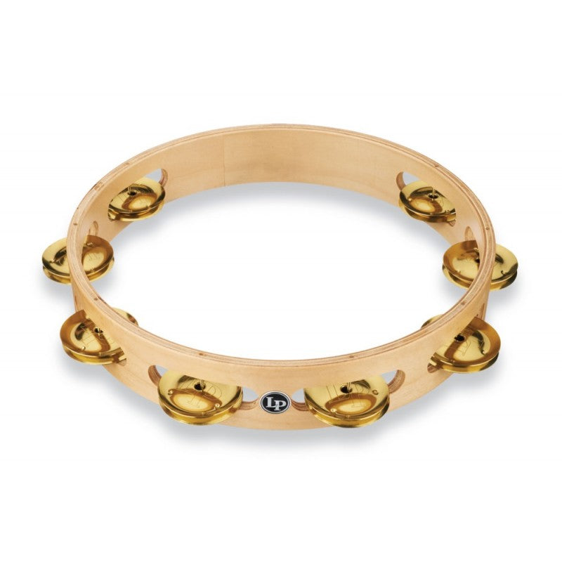 LP LP380A-BR - Pro 10” Single Row Tambourine - Brass