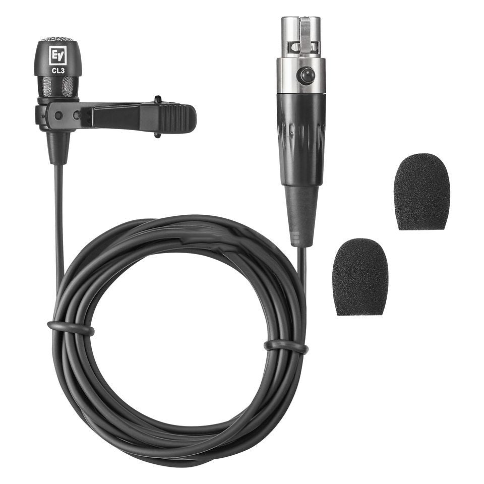 Electro-Voice RE3-ACC-CL3 - Cardioid lavalier mic with TA4F