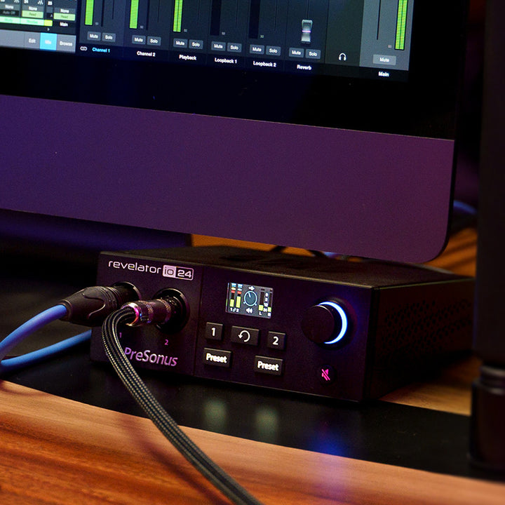 PreSonus Revelator io24 USB-C Audio Interface for Recording and Streaming