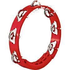 Meinl HTT8R - Percussion 8" Single Red Row Tour Tambourine