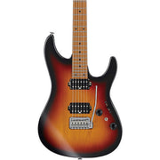 Ibanez AZ2402LTFF AZ Prestige 6-String Electric Guitar w/Case - Tri Fade Burst Flat