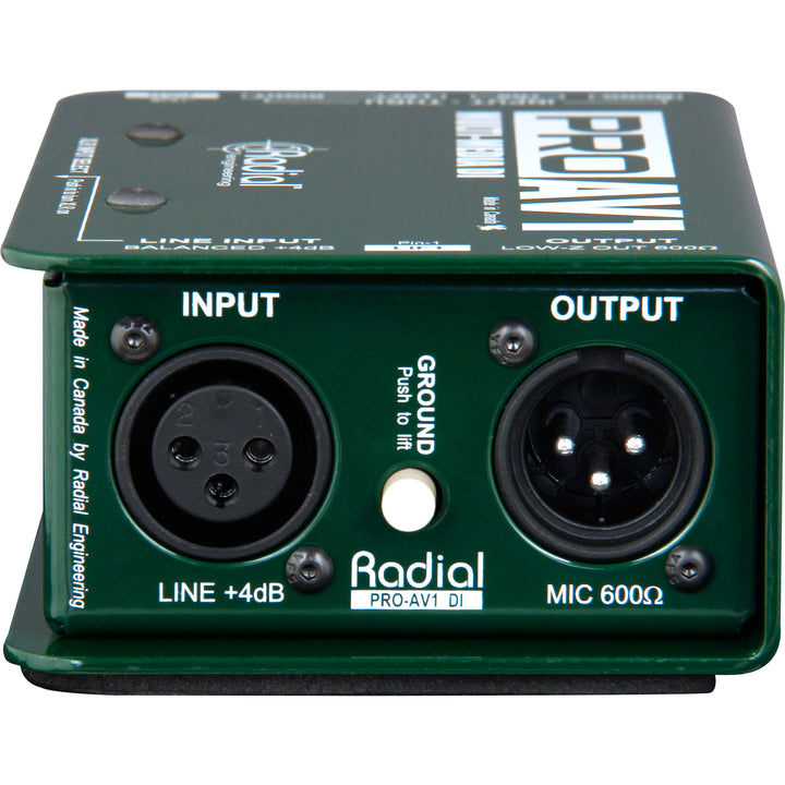 Radial ProAV1 - Audio/Video Passive Direct Box