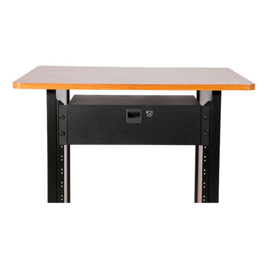 On-Stage RDLS3000 3U Locking Rack Drawer - Shallow