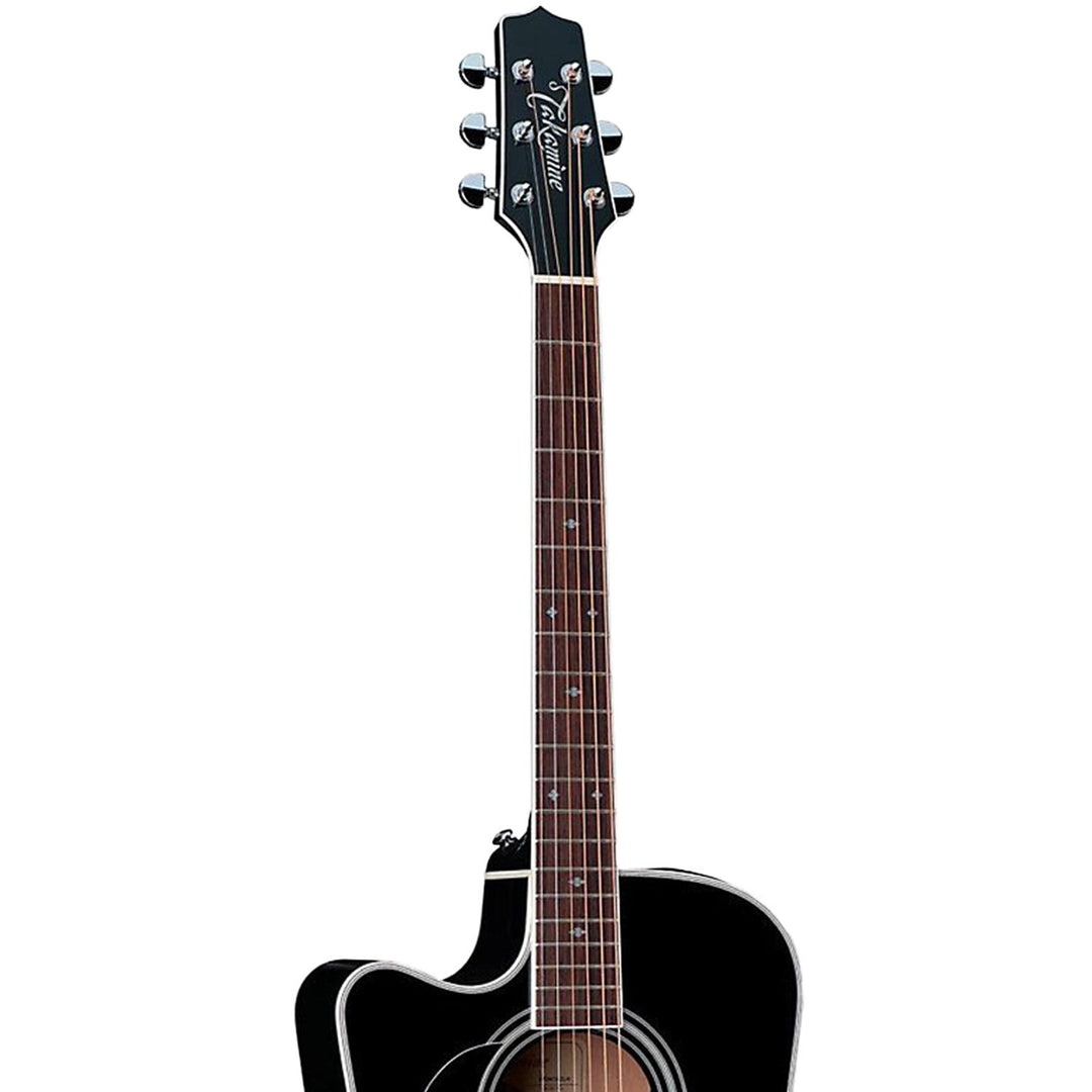 Takamine EF341SC-LH Pro Series Dreadnought Acoustic Electric Guitar Left Handed - Black, w/ Case