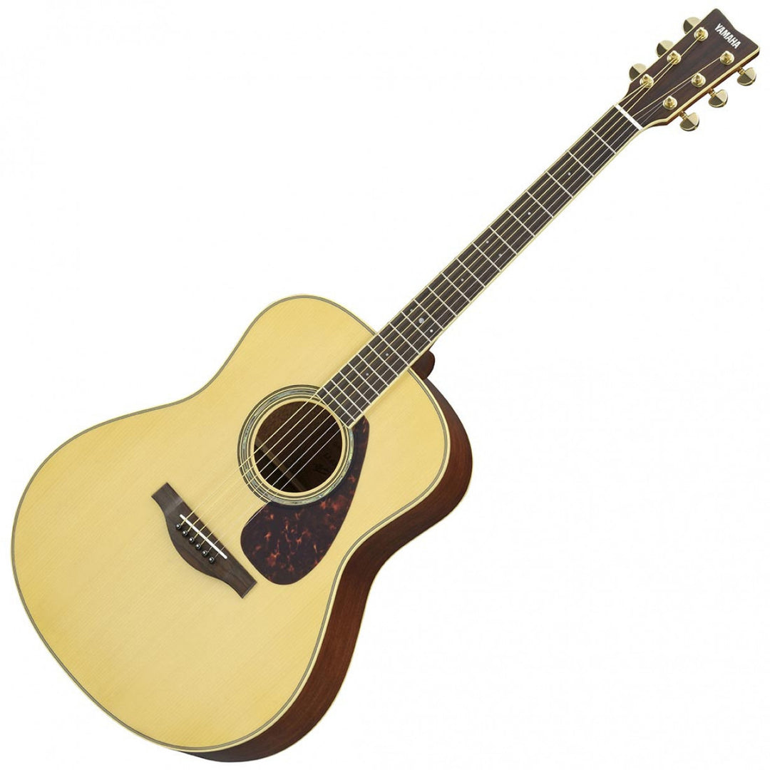 Yamaha LL6MARE Original Jumbo 6-String RH Acoustic Electric Guitar with Gig Bag-Natural